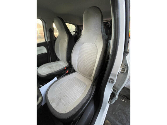 Housse De Siège Auto Sur Mesure WEQTYSAB - Imperméable, Respirante & Ultra Confort Pour Renault Twingo 3 (2014-2024) - Protection 4 Saisons Noir Élégant